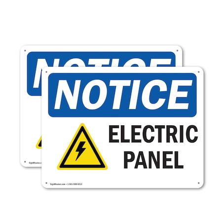 Signmission Electrical Panel, 24 in W x Rectangle, Plastic OS-2PACK-NS-P-1824-L-11671